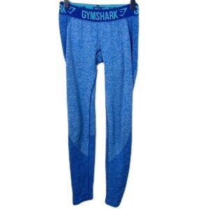 Gymshark Flex Leggings Blueberry Marl Marine Blue Size XS Yoga Fitness‎ Pants